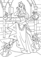 kolorowanki Śpiąca królewna Aurora malowanka Disney numer  13